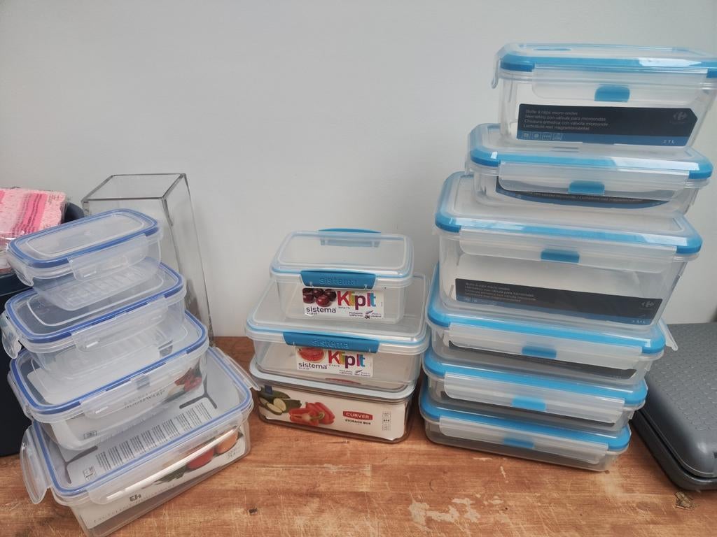 Lot de 13 boîtes alimentaires neuves, Ophalen, Nieuw