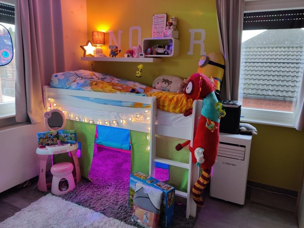 Lit demi-haut 80x180cm + commode, Enlèvement, Utilisé, Lit mi-hauteur mezzanine