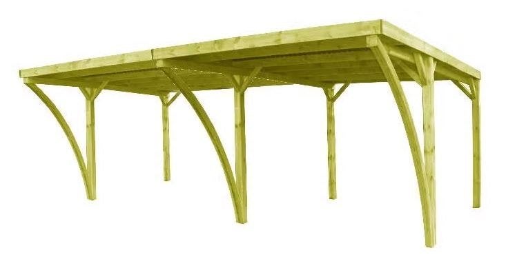Carport dubbel Capri 600x500cm NIEUW, Tuin en Terras, Overkappingen, Nieuw, Carport, Ophalen of Verzenden