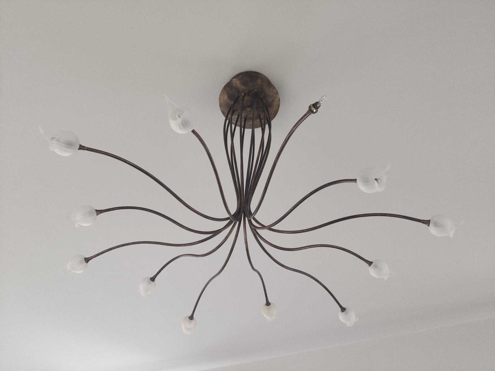 Halogeen verlichting, 1 lampenkap ontbreekt, Ophalen, Gebruikt, Overige kleuren, 50 cm of meer