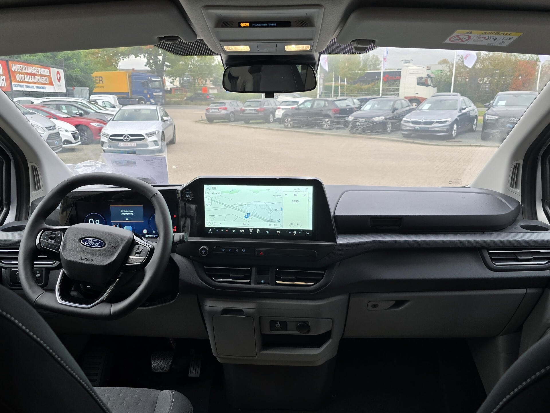 Ford Transit Custom DC 5 PL 2.0 D 170 pk LIMITED FULL OPTION, 0 kg, Argent ou Gris, Achat, Détection des panneaux routiers