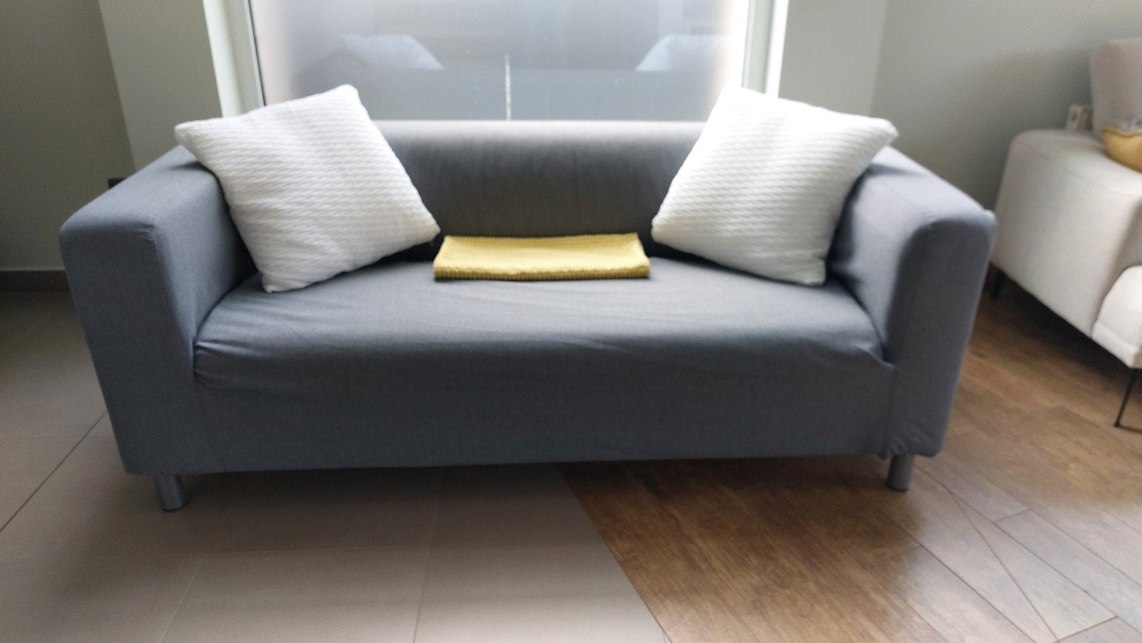 Canapé en tissu Ikea, 75 à 100 cm, Enlèvement, Utilisé, Deux personnes