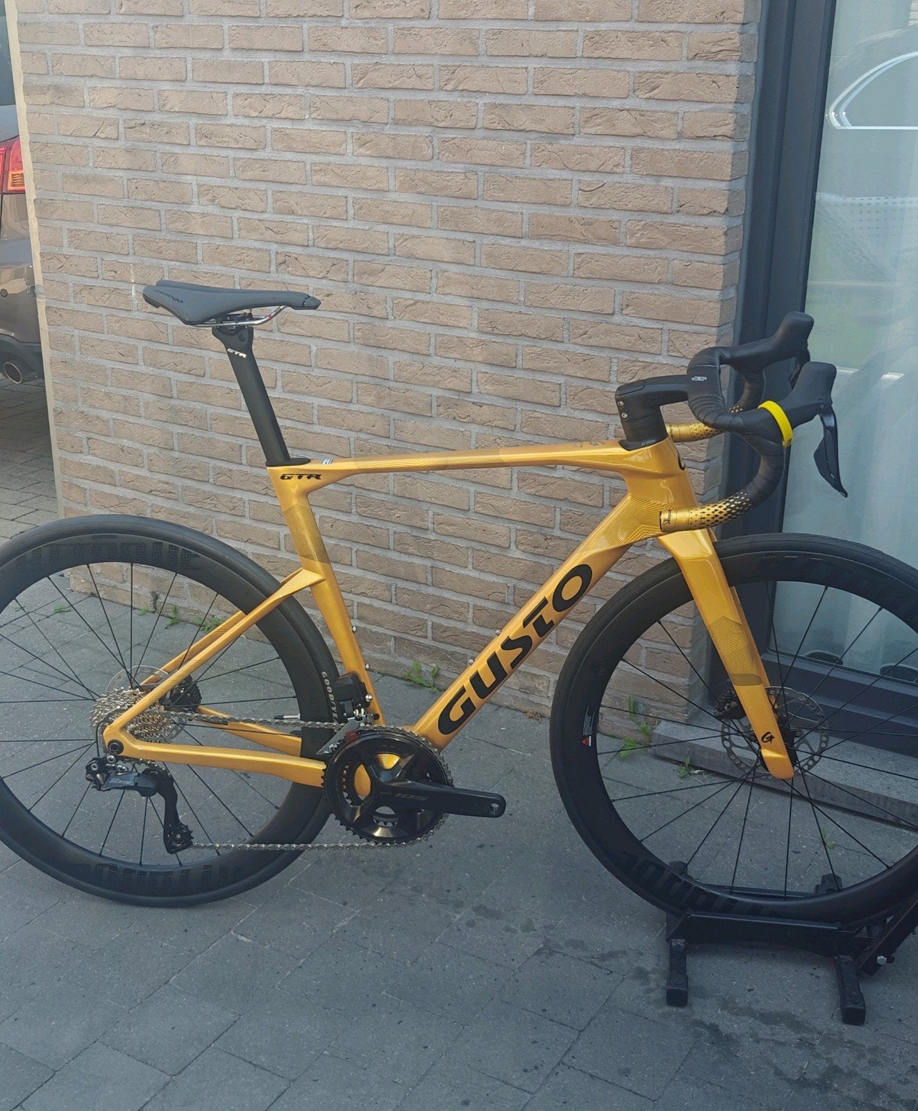 Gusto GTR Sport TE - Medium - Goud, Fietsen en Brommers, Ophalen, Gusto, Nieuw, Schijfrem