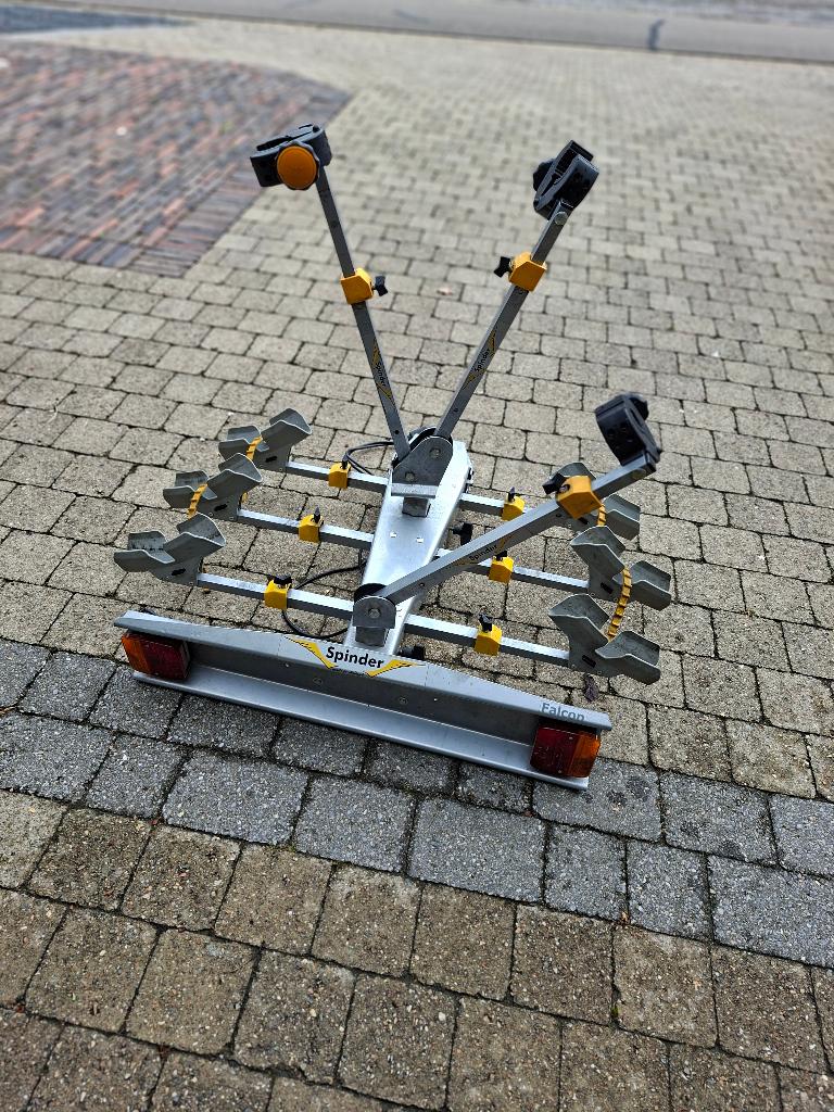 Fietsendrager Spinder Falcon voor 3 fietsen, Autos : Divers, Porte-vélos, Enlèvement, Utilisé, Support d'attelage