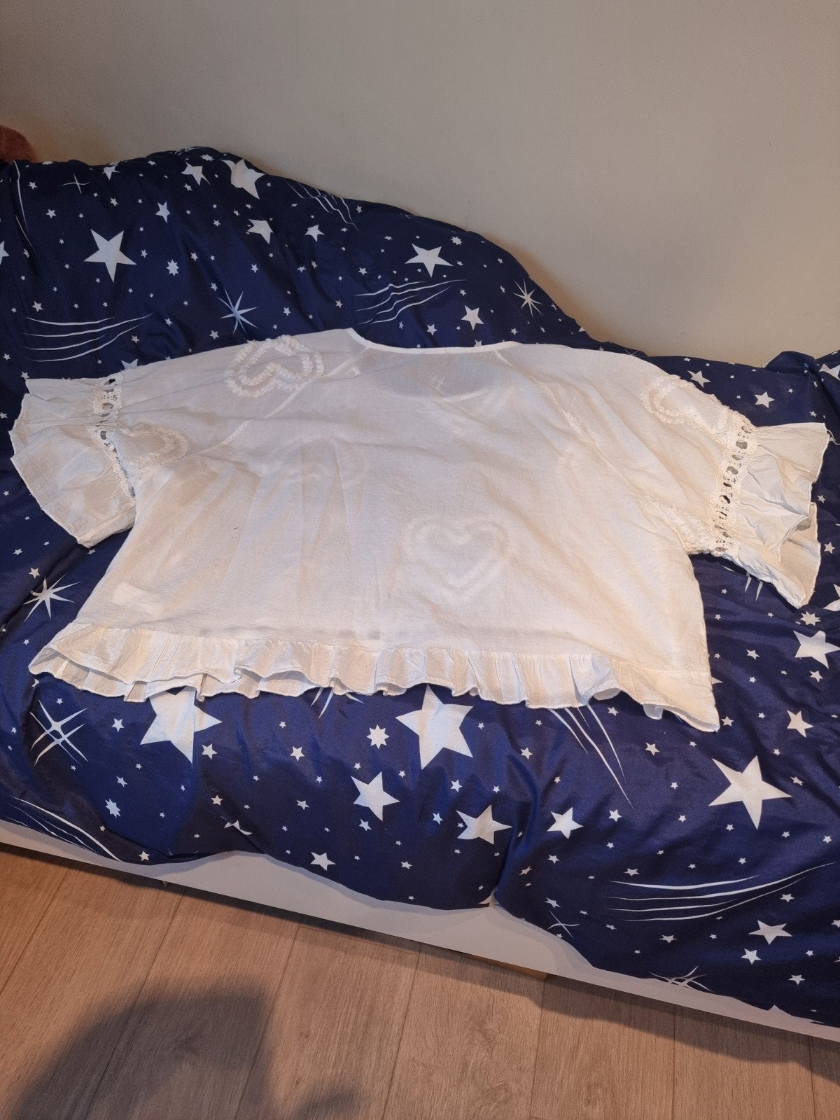 Witte zomerbloes – Made in Italy – maat 1, Kleding | Dames, Blouses en Tunieken, Maat 38/40 (M), Made in Italy, Wit, Nieuw
