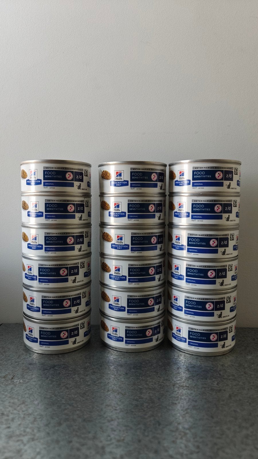 Hill's z/d natvoer 18 blikken / hypoallergene kattenvoeding, Dieren en Toebehoren, Ophalen, Kat