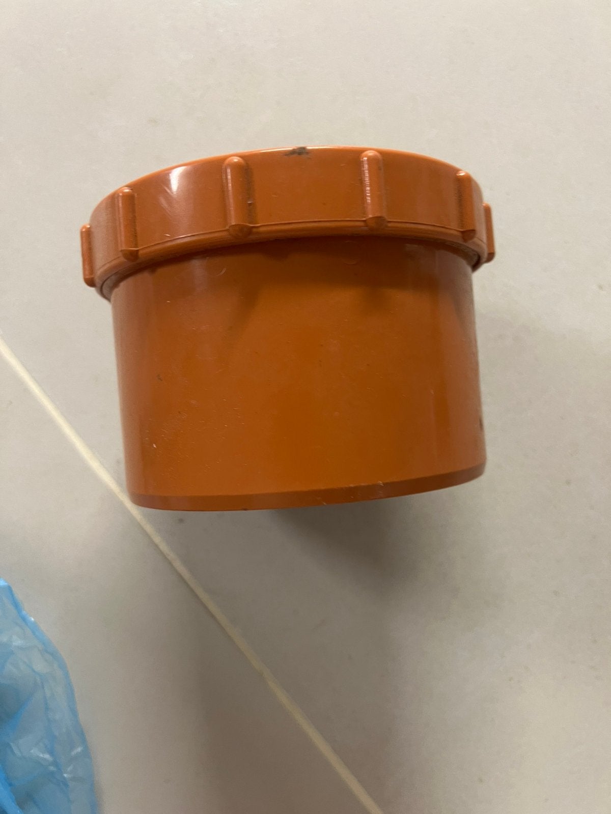 Martens STOP PVC einddop + schroefkap 125mm, Doe-het-zelf en Bouw, Ophalen, Zo goed als nieuw, PVC