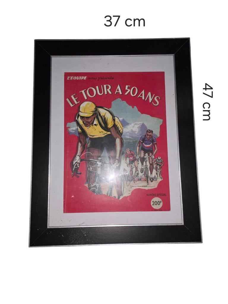 Ancienne affiche le tour a 50 ans, Enlèvement ou Envoi