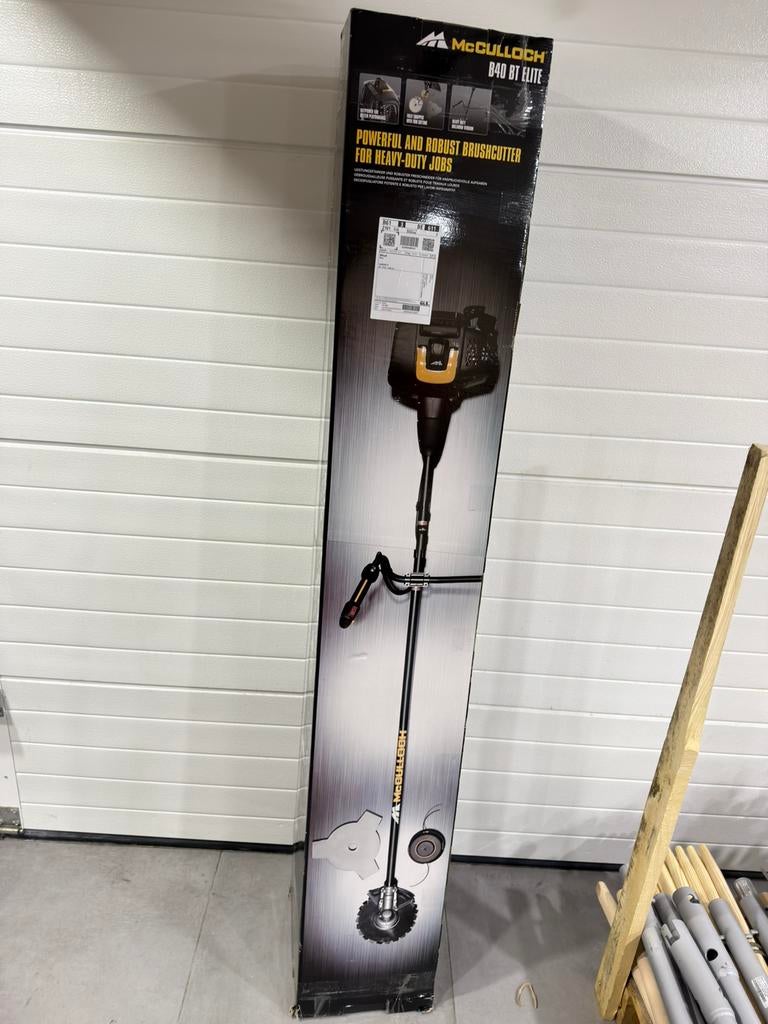 Mcculloch b40 bt elite  bosmaaier, Neuf, Drottninggatan 2, 561 82 Huskvarna, Sweden, Enlèvement, Info@mcculloch.com