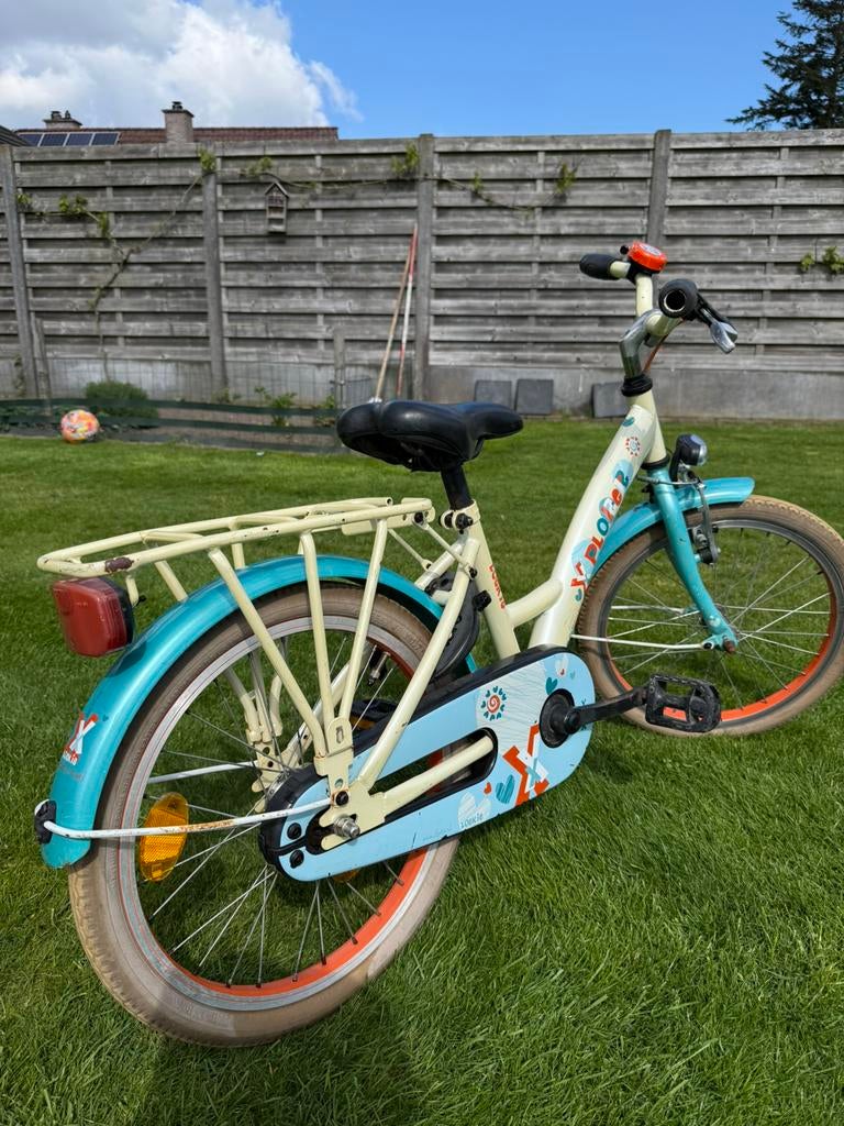 Loeki 18” meisjesfiets, Ophalen, Gebruikt, Handrem, 18 inch
