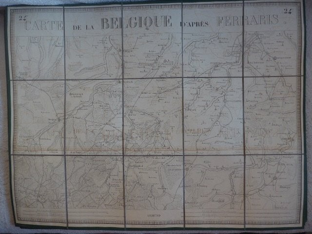 Gemünd ; geografische kaart naar Ferraris -anno 1831, Ophalen of Verzenden