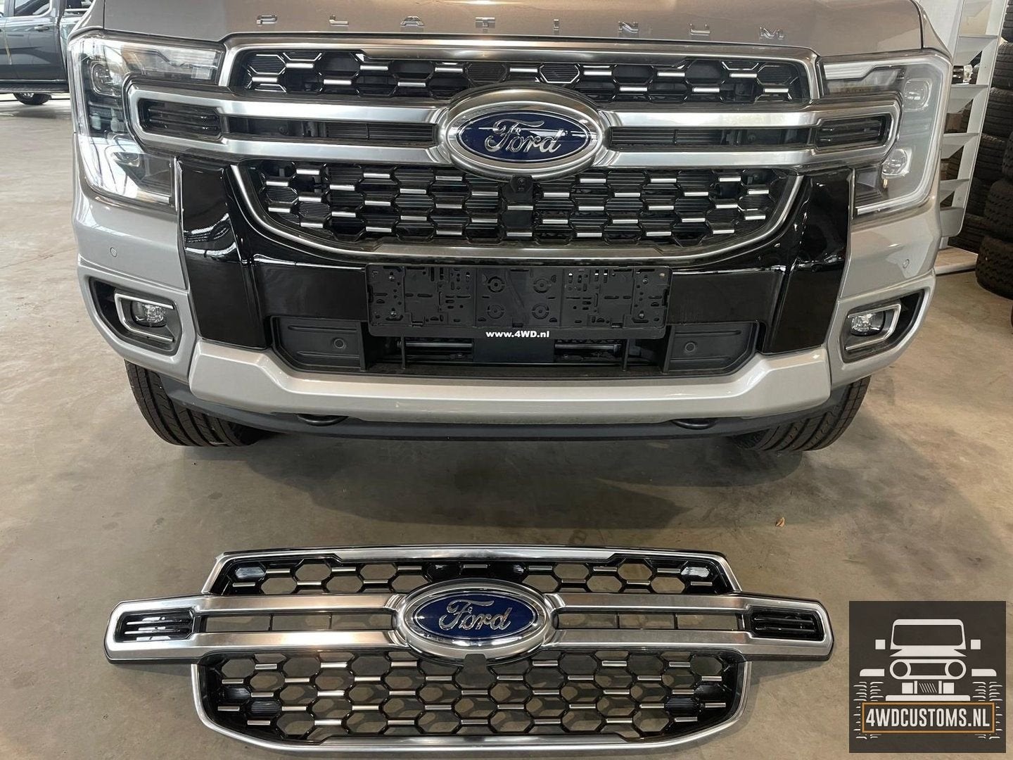 chorme grill ford ranger 2022-2026   € 149, Ophalen, -, -, Nieuw