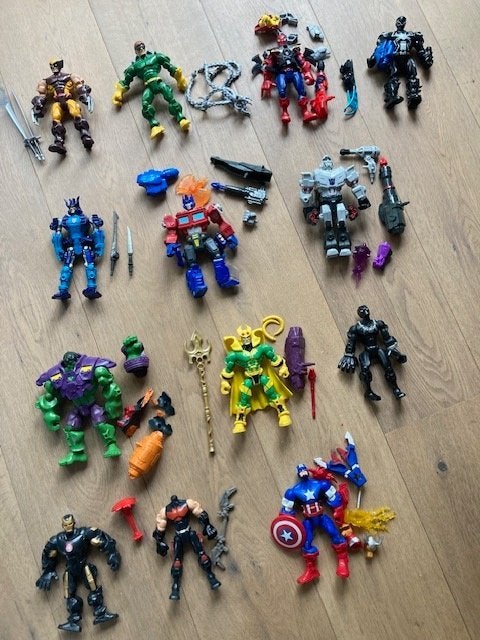 Hero Mashers + Hasbro Marvel Thanos + Kylo Ren + Avengers..., Ophalen of Verzenden
