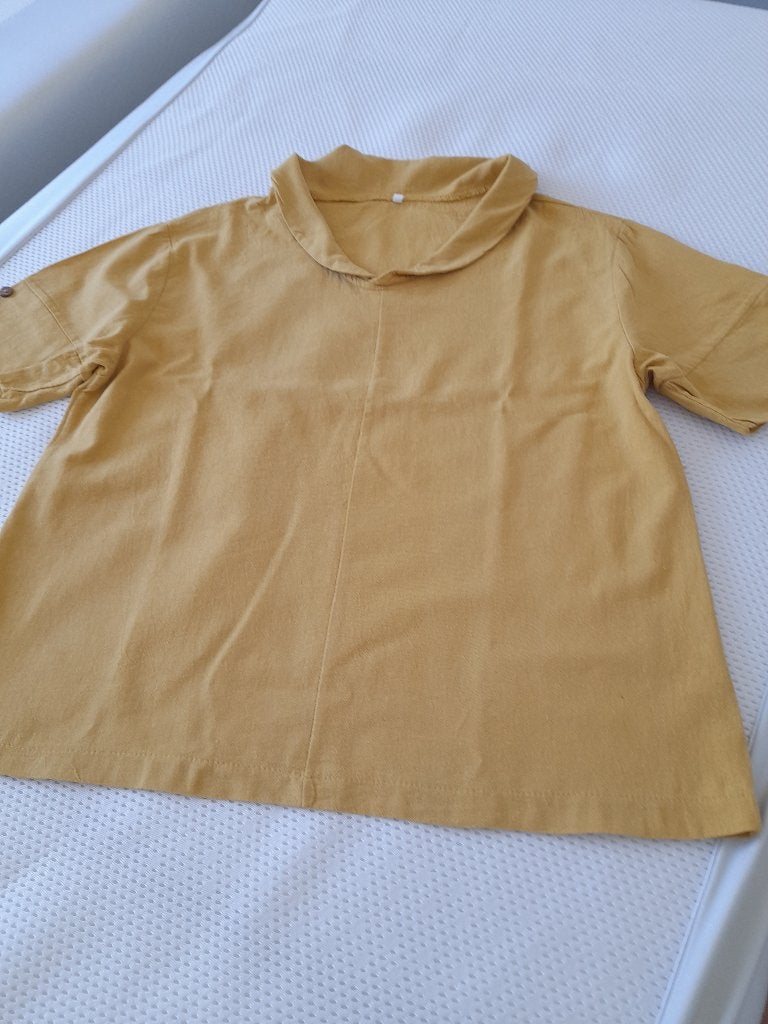 chemisier de couleur ocre taille L, Comme neuf, Taille 42/44 (L), ANDERE, Jaune