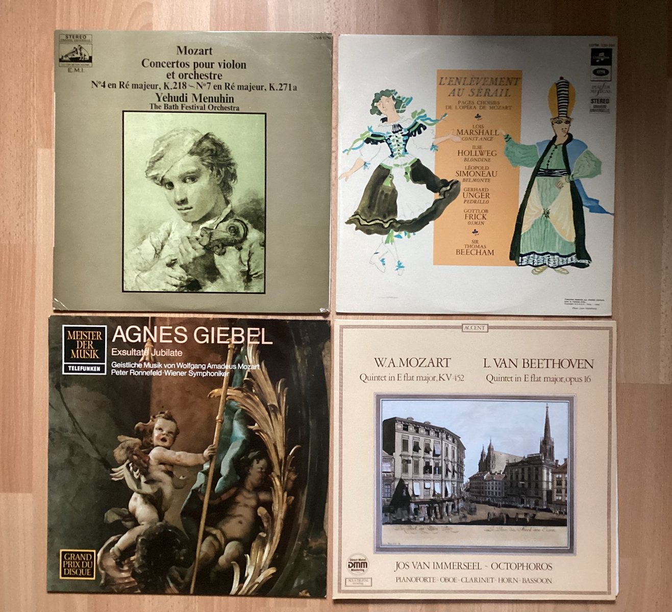 LP’s klassiek Mozart, CD & DVD, Vinyles | Classique, Enlèvement ou Envoi