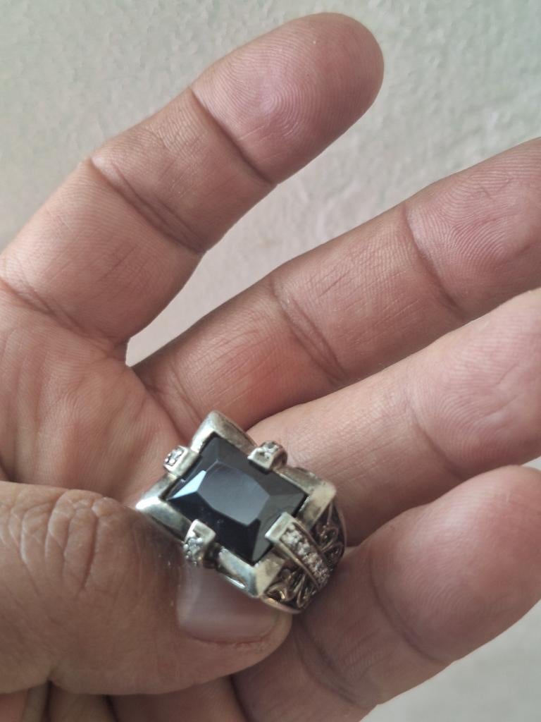 Ancien bague en argent., Enlèvement ou Envoi, Argent
