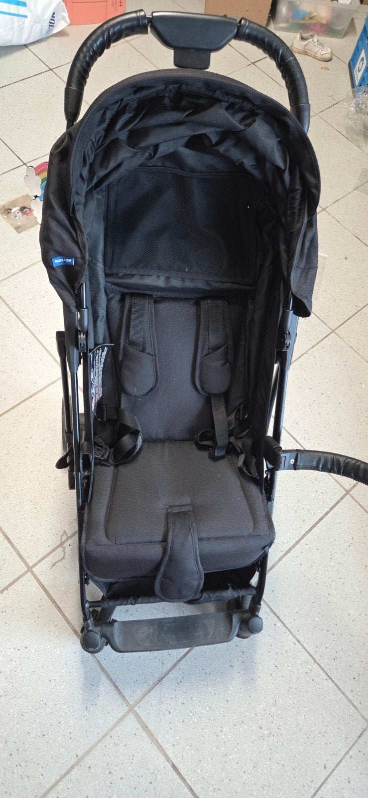 Compacte buggy plooibaar Koelstra zwart. Nieuwstaat, Enlèvement, Comme neuf, Koelstra, Dossier réglable