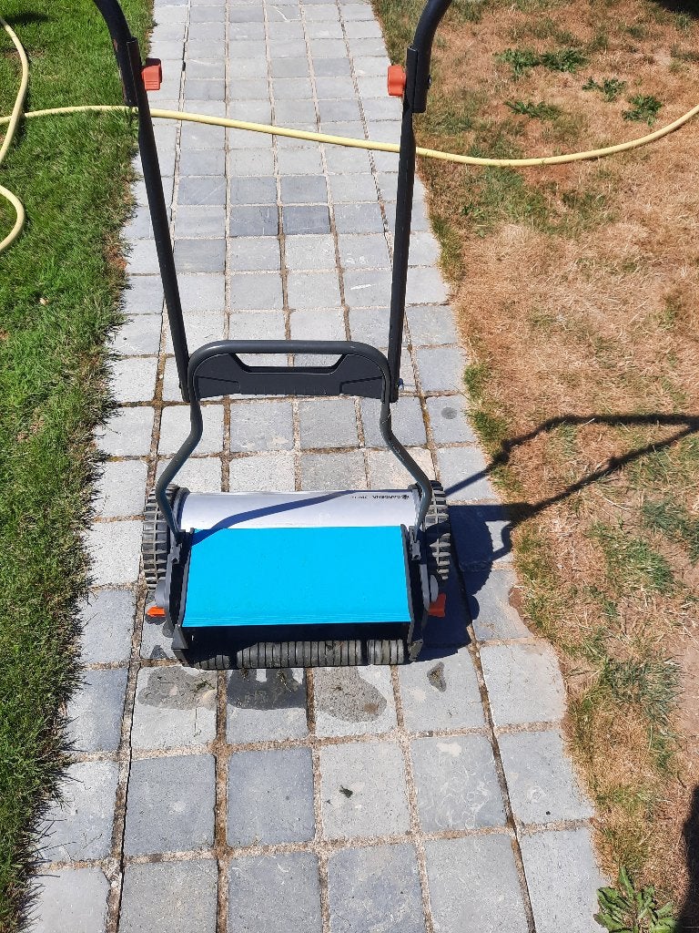 Grasmaaier Gardena, Tuin en Terras, Ophalen, Gebruikt, Handgrasmaaier, Opvangbak