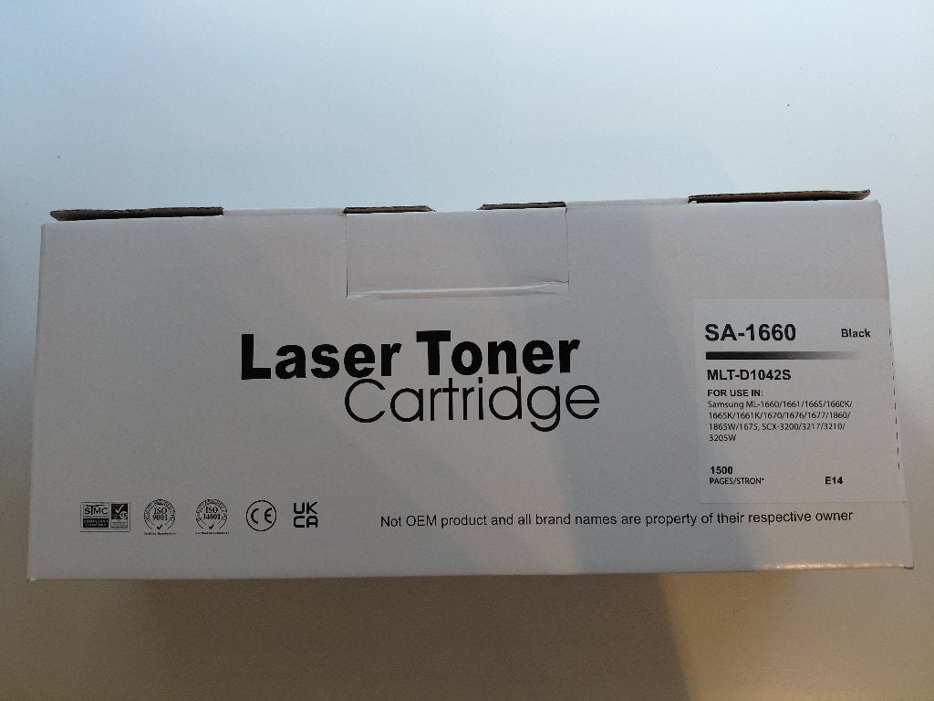 Laser Toner Cartridge Black (SA-1660), Ophalen of Verzenden, Nieuw