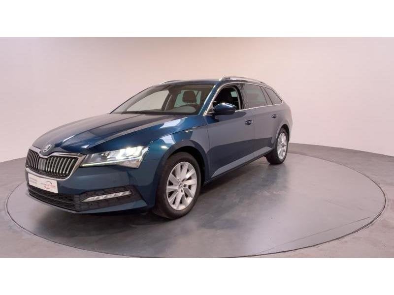 Skoda Superb III Ambition, Auto's, Automaat, 1498 cc, Blauw, Bedrijf