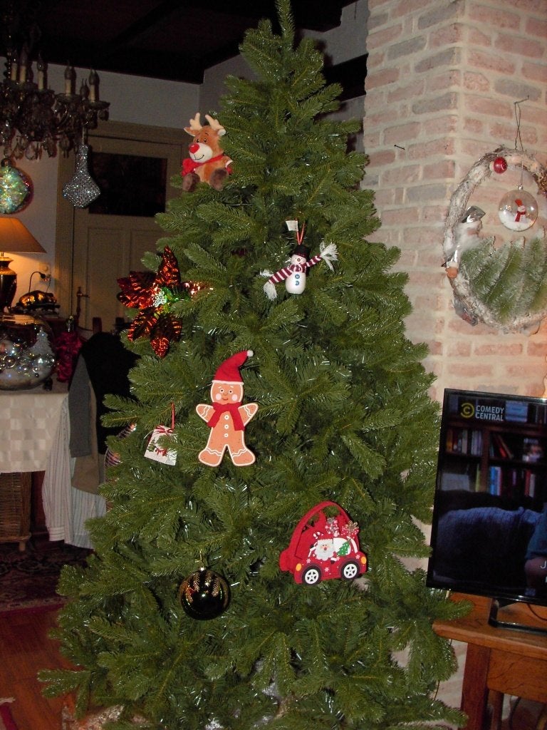 Prachtige kunstkerstboom, Ophalen, Gebruikt
