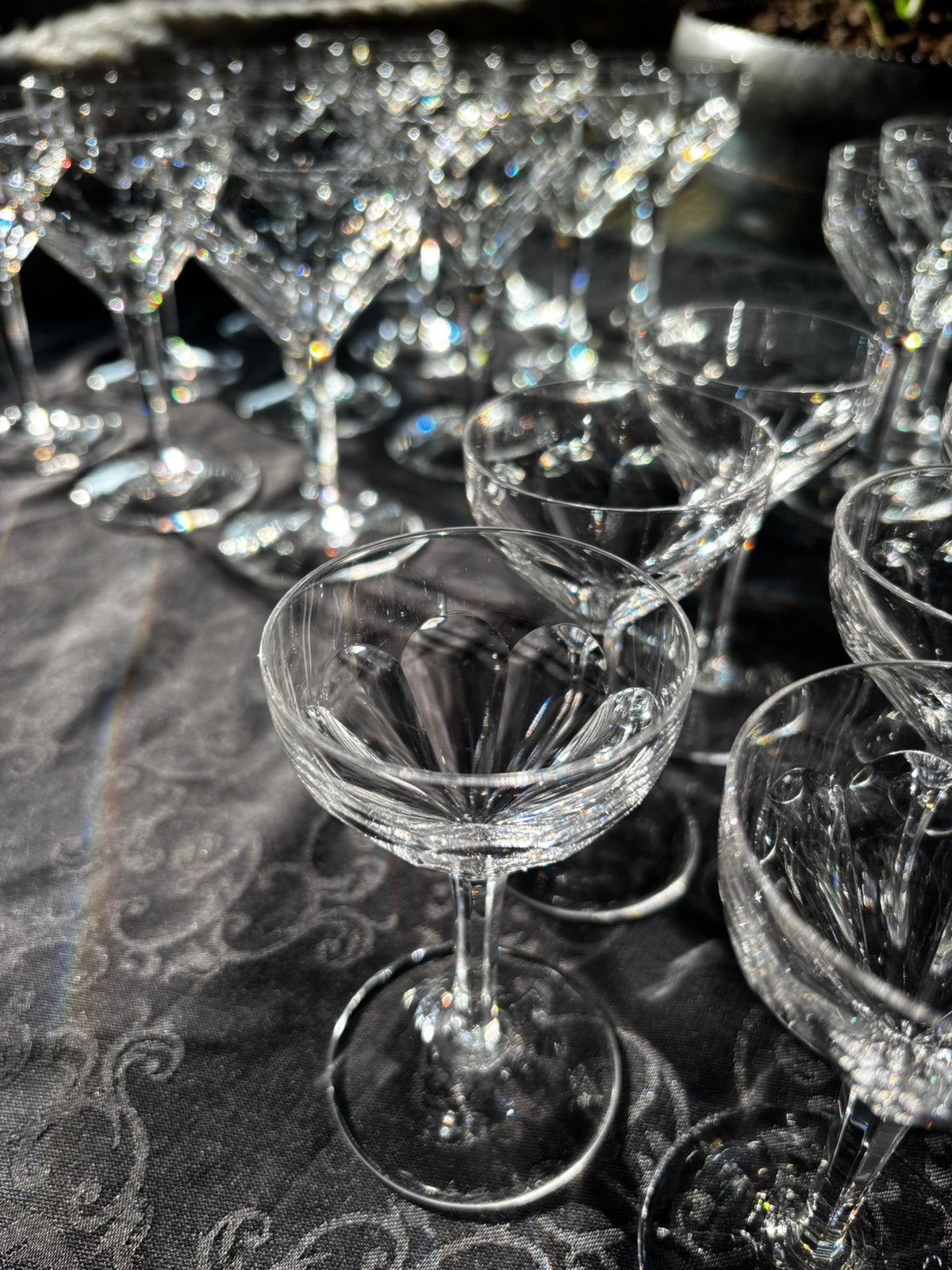 Echt kristallen glasservies, Antiek en Kunst, Ophalen