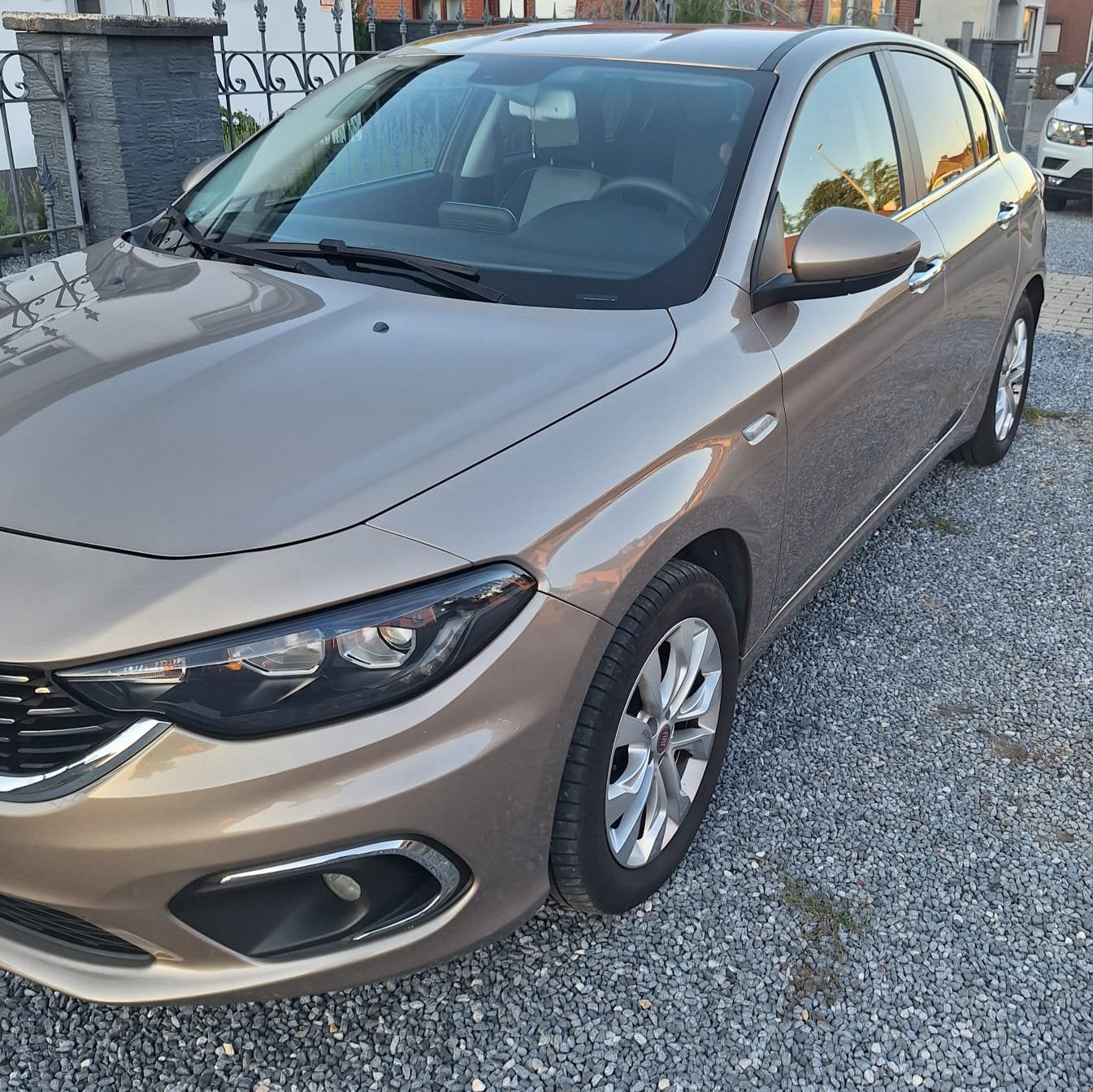 Fiat tipo 1.6D automaat, Auto's, Automaat, Stof, Beige, Diesel