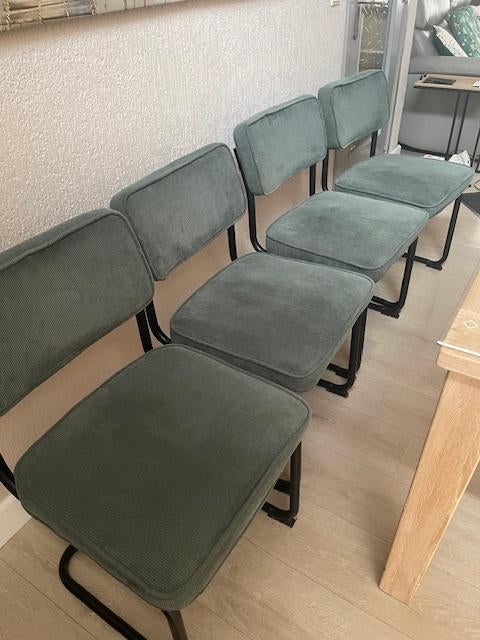 Woonkamer stoelen Retro model, Maison & Meubles, Chaises, Tissus, Autres couleurs, Comme neuf, Enlèvement