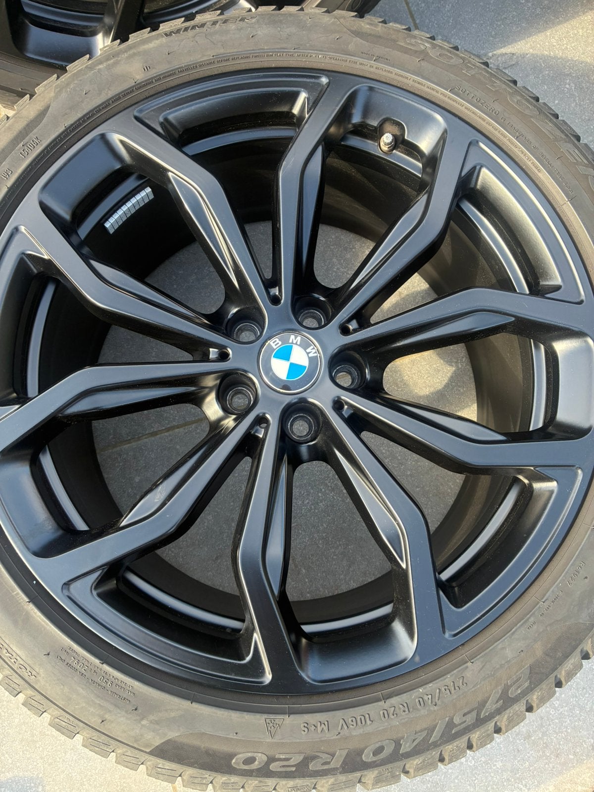 Roues d'hiver d'origine pour BMW X3 - X4 en parfait état, Autos : Pièces & Accessoires, Pneus et Jantes, Pneus hiver, 255 mm, Véhicule de tourisme