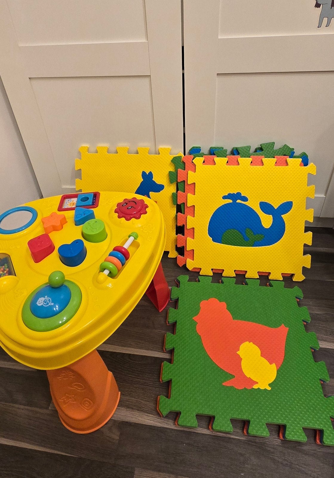 Speelmat 9st. + speeltafel, Kinderen en Baby's, Ophalen