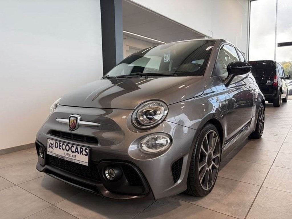 Abarth 595 Turismo Automaat / Leder / Navigatie / Sensoren, Autos, 122 kW, Achat, Euro 6, Noir