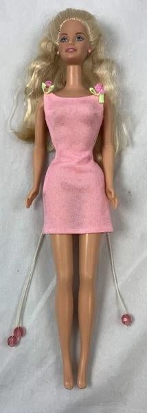 Robe vintage rose pop Mattel Barbie Rose Princess 2001, Envoi, Comme neuf, Fashion Doll