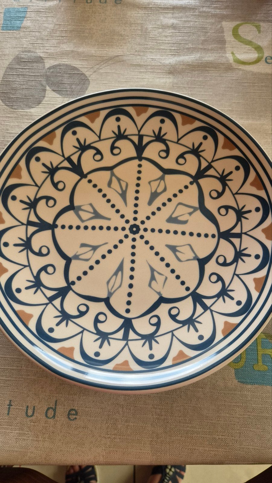slakom met 6 borden, Huis en Inrichting, Keuken | Servies, Ophalen