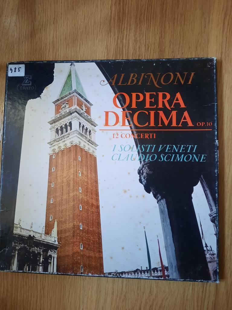 Albinoni 'Opera Decimia vinyl, Enlèvement ou Envoi, Comme neuf, 12 pouces