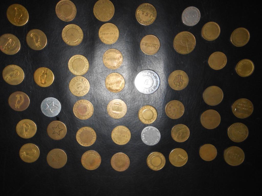 LOT jetons pub, machine, jeu, Shell , pièces assez anciennes, Ophalen, Overige materialen