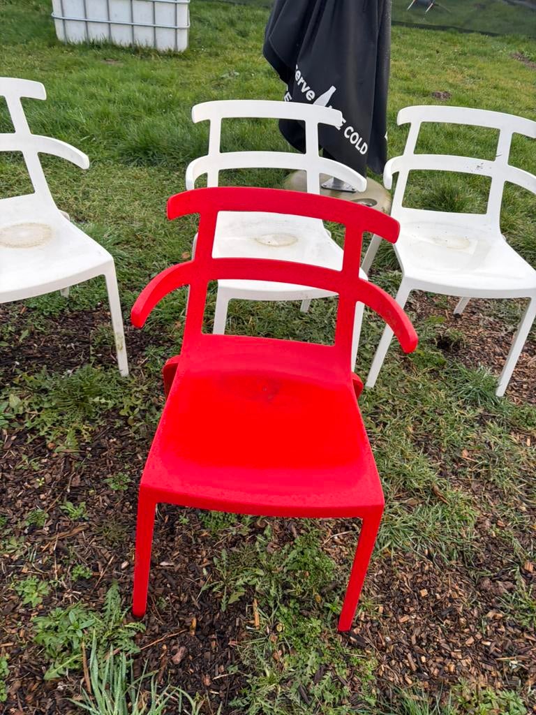 Horeca stoelen terras buiten, Enlèvement, Comme neuf