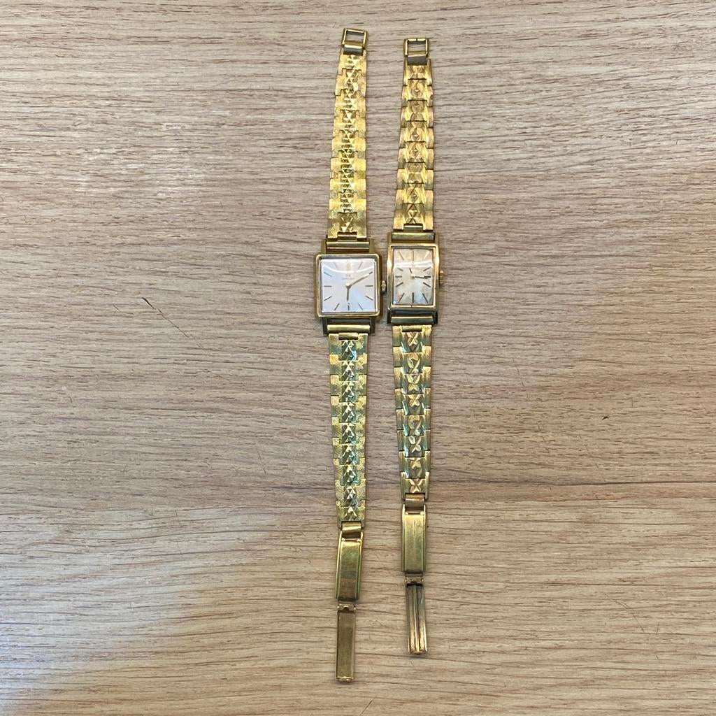 Omega femmes, mécaniques, vintage, plaquées OR, Bijoux, Sacs & Beauté, Montres | Femmes, Enlèvement ou Envoi, Or, Or
