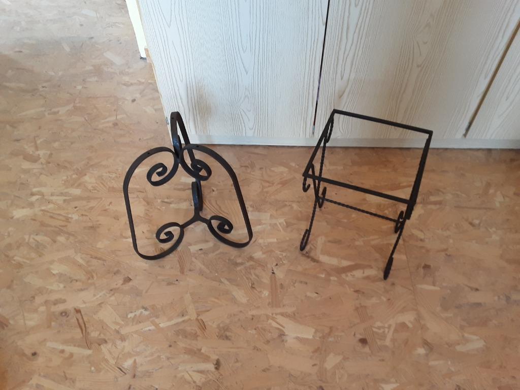 SUPPORT TABLE FER FORGE, Enlèvement ou Envoi, Comme neuf, Métal