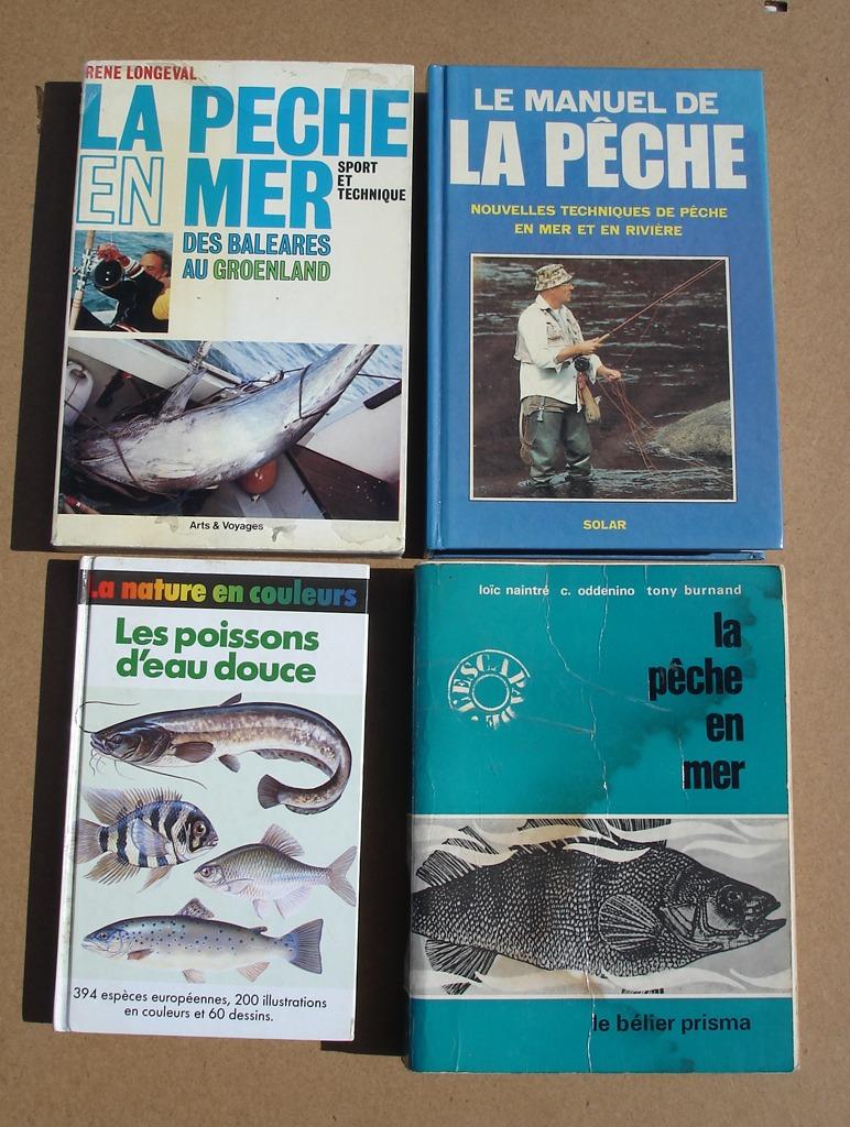 4 franse boeken over de hengelsport, Ophalen of Verzenden, Gebruikt, Boek of Tijdschrift
