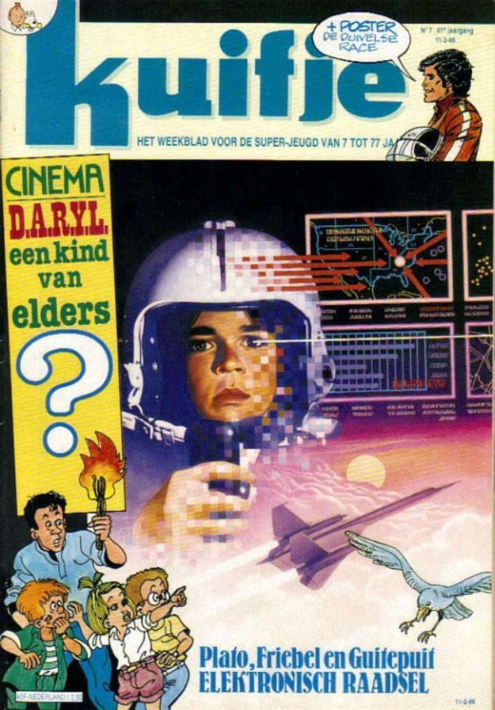 Weekblad Kuifje van 11-2-1986 , 41ste Jaargang, Nummer 7, Gelezen, Europa, Ophalen of Verzenden, Meerdere comics