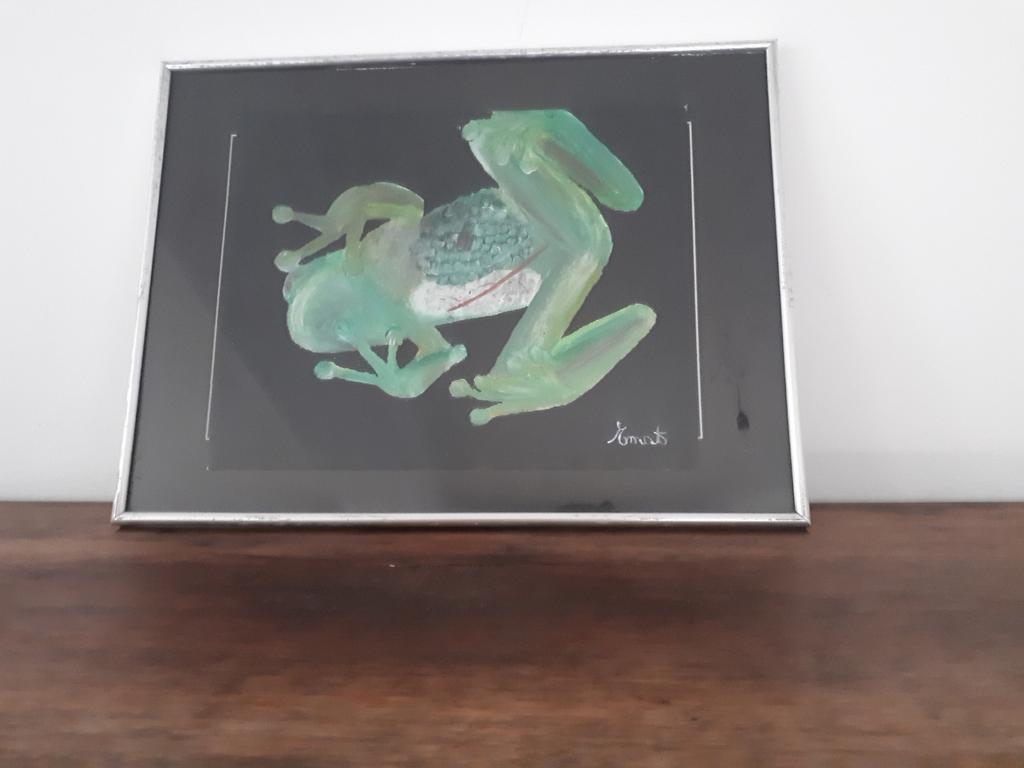 Oeuvre d'art Green Pool Frog, Enlèvement ou Envoi