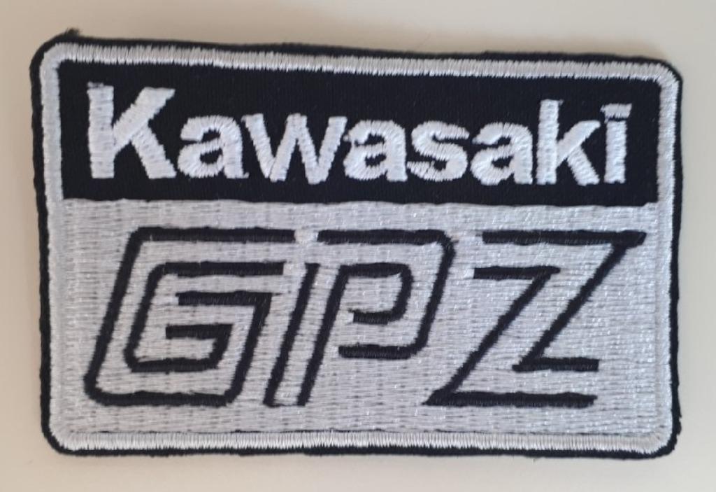 Kawasaki GPZ strijkplaatje patch - 79 x 50 mm, Ophalen of Verzenden, Nieuw
