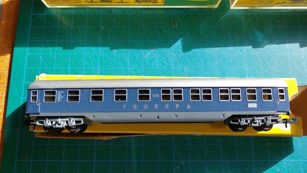 NLK 1009 MINITRIX SLAAPWAGEN TOUROPA 1/160, Verzenden, Zo goed als nieuw