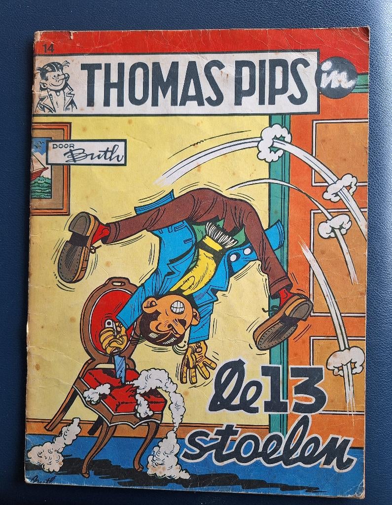 Thomas Pips - de 13 stoelen, Enlèvement ou Envoi, Une BD, Utilisé, Buth