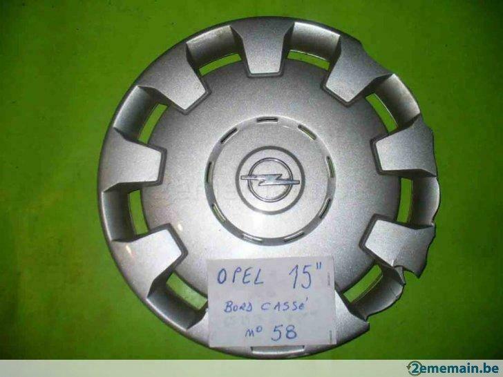 enjoliveur opel 15'' (n°58) 1pc, Autos : Pièces & Accessoires, 15 pouces, Enlèvement ou Envoi, Utilisé, Jante(s)