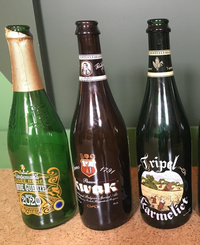 Geuze - Kwak - Triple Karmeliet, Enlèvement ou Envoi, Comme neuf, Bouteille(s)