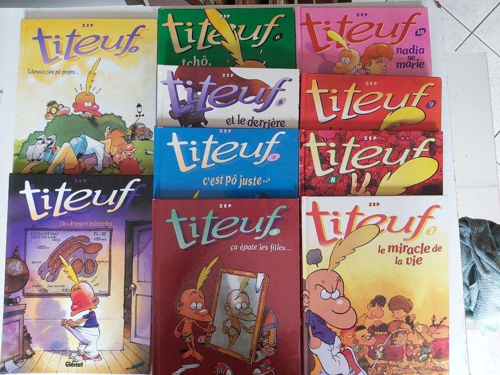 13)série TITEUF Complet N1 a 10, Livres, Plusieurs BD, Enlèvement ou Envoi, Comme neuf