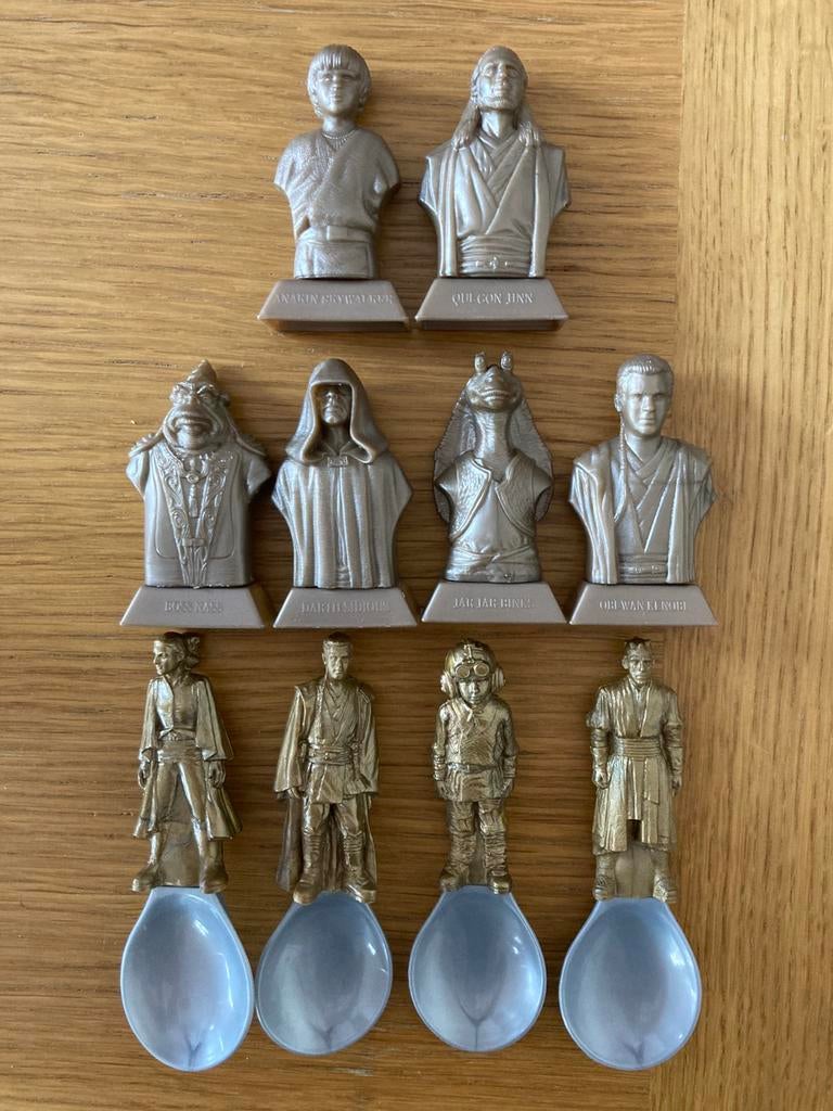 Star Wars The Phantom Menace Kellogg’s lepels en figuren, Enlèvement ou Envoi