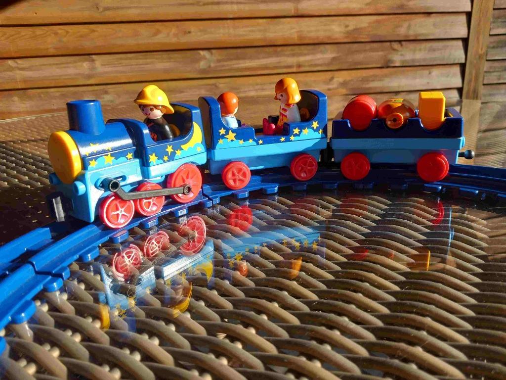 Playmobil Trein, Kinderen en Baby's, Ophalen, Zo goed als nieuw, Complete set