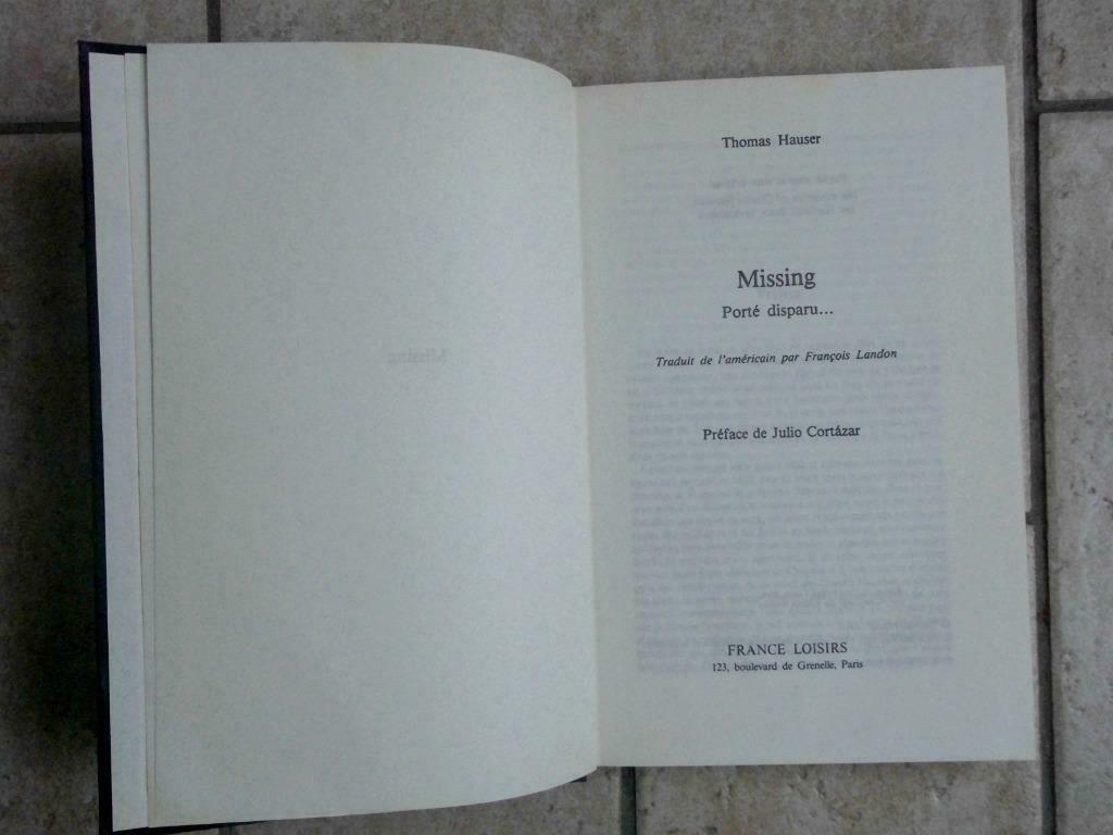 Ontbrekend boek "THOMAS HAUSER", Ophalen of Verzenden, Zo goed als nieuw